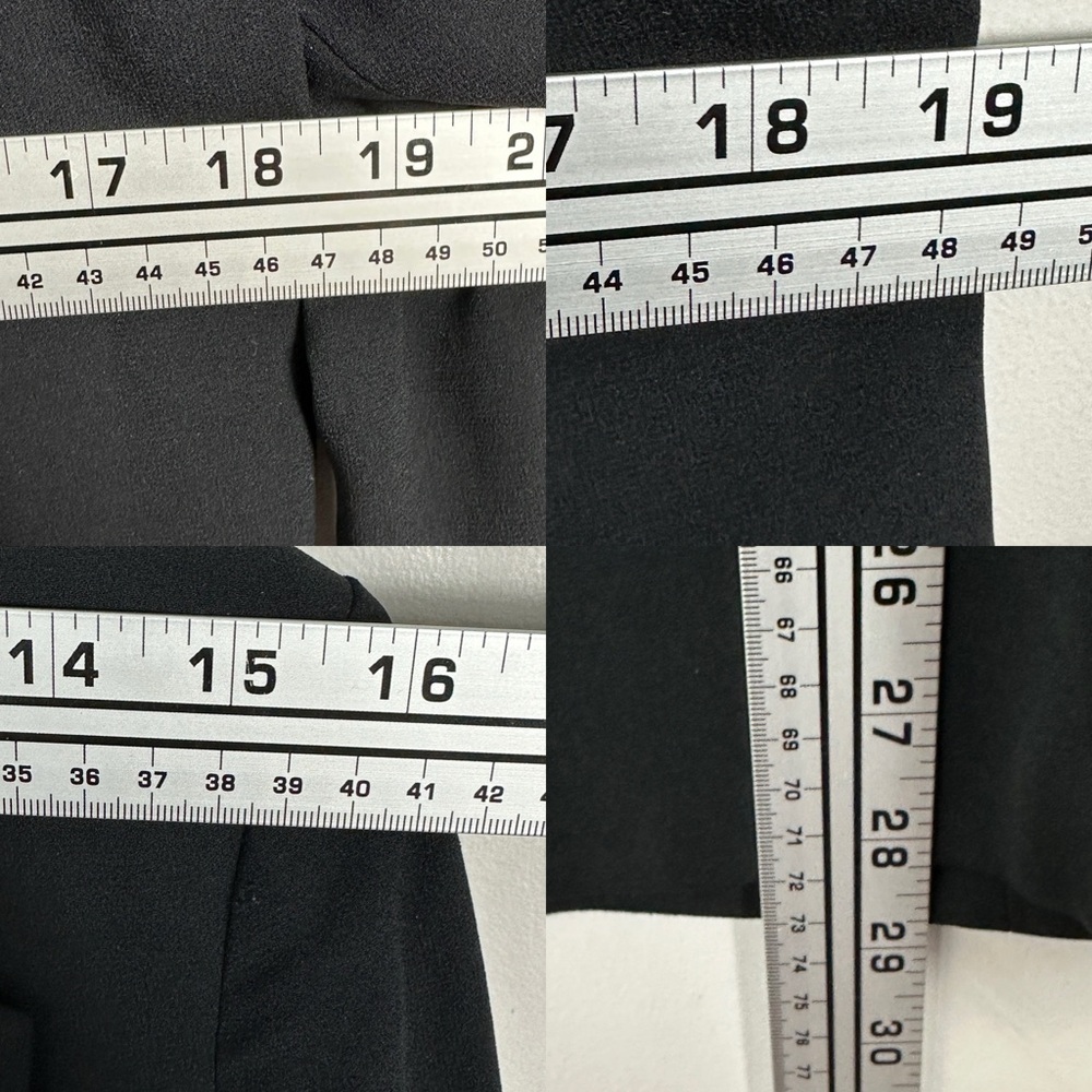 Aritzia Babaton‎ Delos Blazer Black Drape Size 2 Cupro Crepe Minimalist Career - Picture 14 of 16